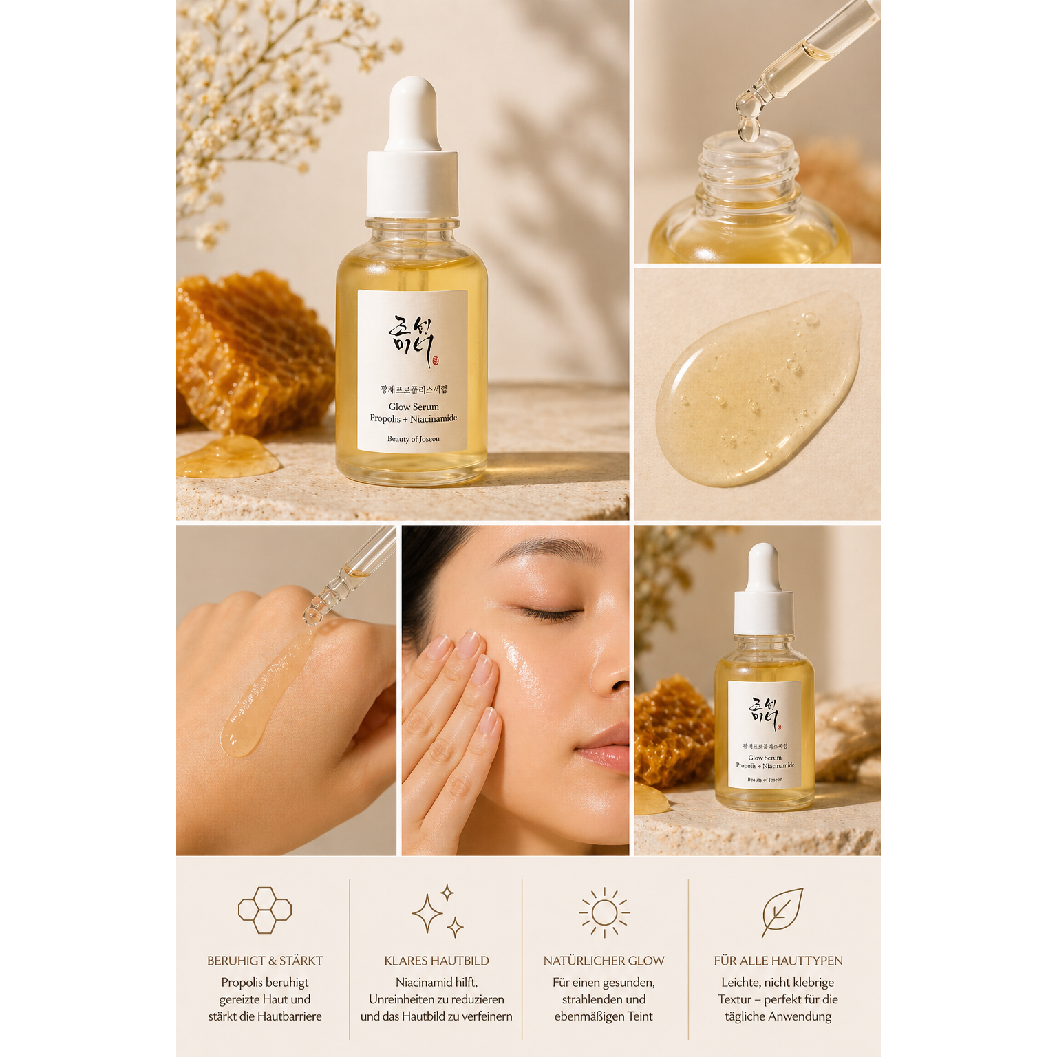 Beauty of Joseon Glow Serum: Propolis + Niacinamide – Beruhigendes Glow Serum, 30 ml - alta-beauty.com