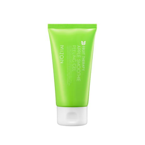 MIZON Apple Smoothie Peeling Gel Textur auf Haut – Gommage Peeling Ergebnis