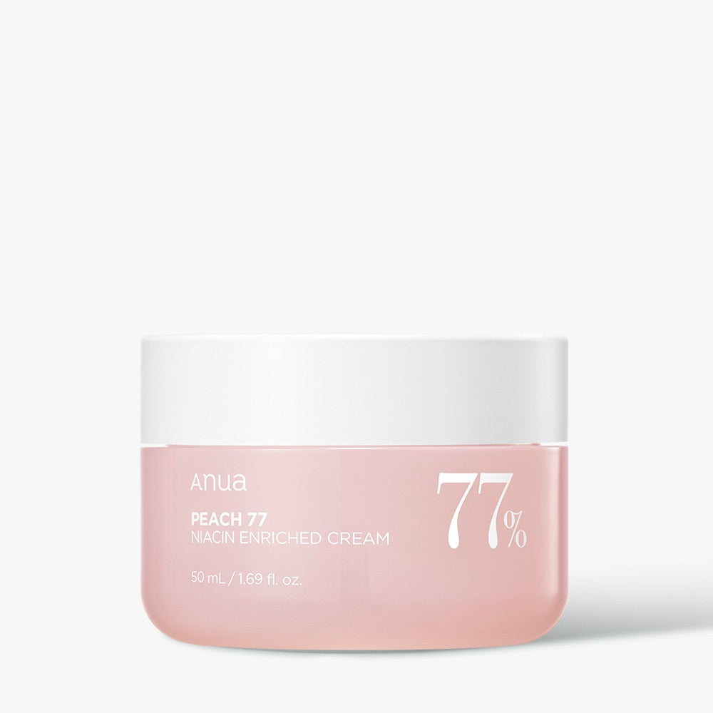 Anua Peach 77 Cream – Textur Brightening Pfirsich Niacinamid Anwendung