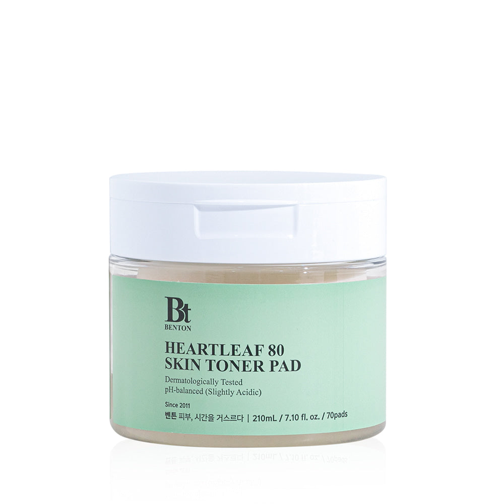 Benton Heartleaf 80 Skin Toner Pad 70er – 80% Heartleaf beruhigend