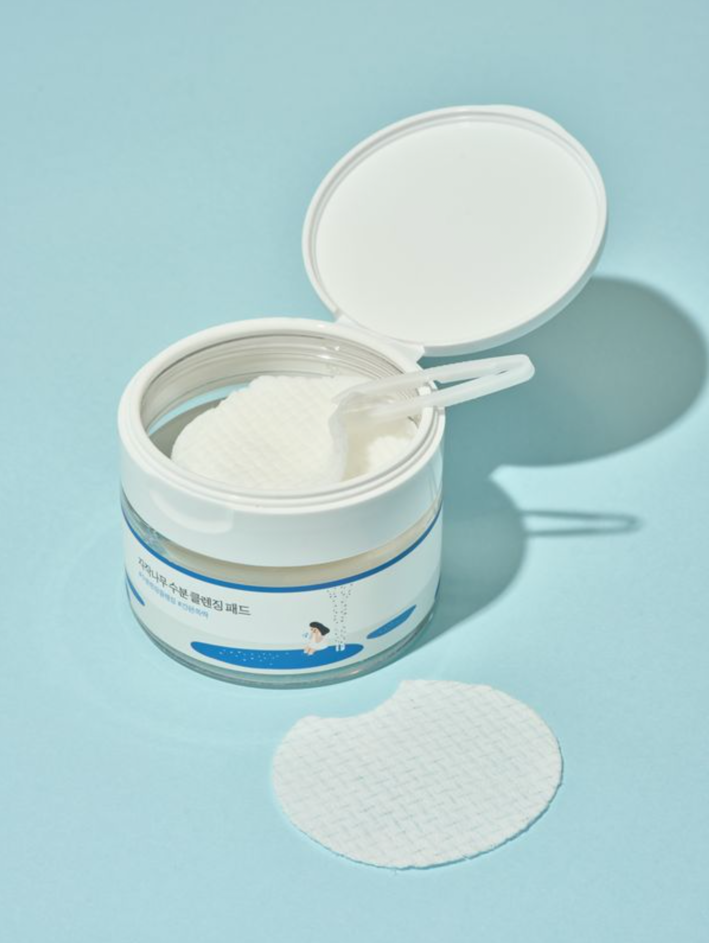 Round Lab Birch Juice Cleansing Pad 60 Stück – Peeling-Reinigungspads Birkenextrakt sanft