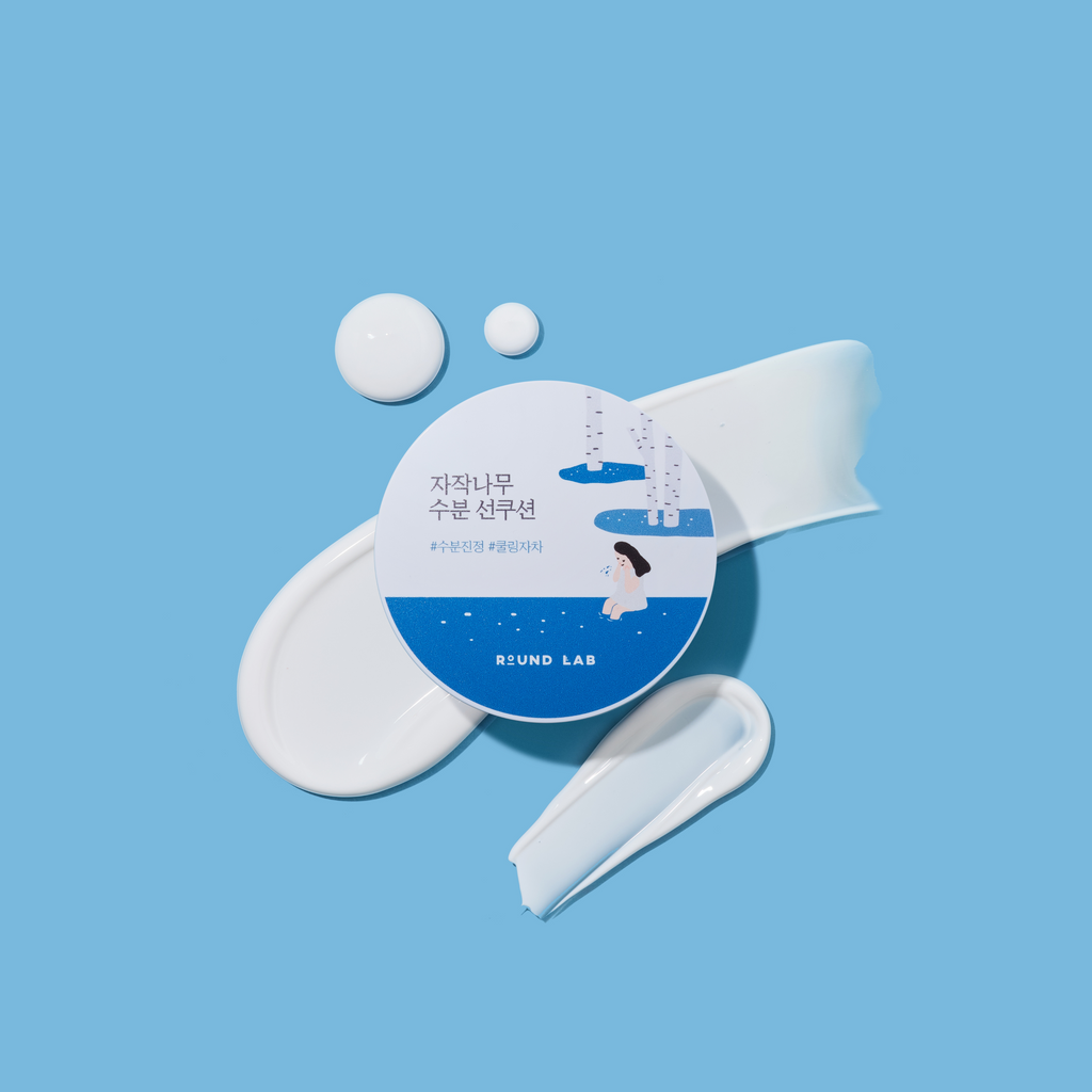Round Lab Birch Moisturizing Sun Cushion SPF50+ PA++++ 15g – mineralischer Sonnenschutz Cushion