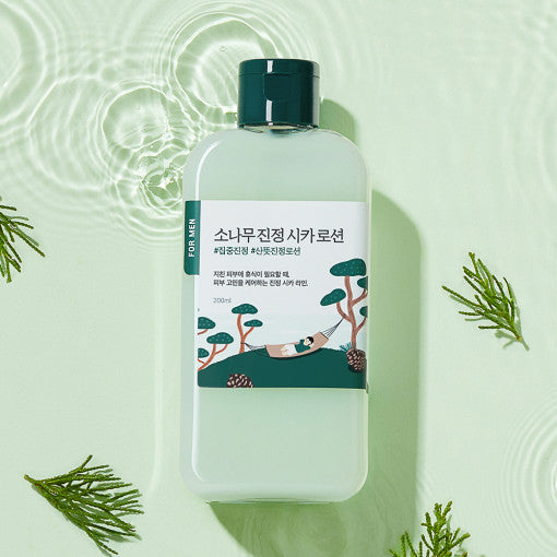 Round Lab For Men Pine Calming Cica Lotion 200ml – beruhigende Kiefer-Cica Lotion Männer