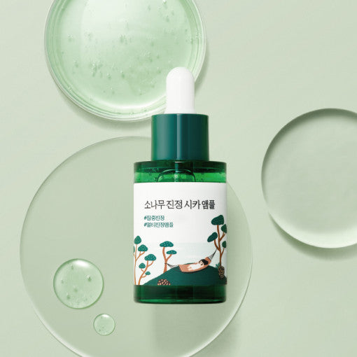 Round Lab Pine Calming Cica Ampoule 30ml – beruhigende Kiefer-Cica Ampoule Akne-Haut