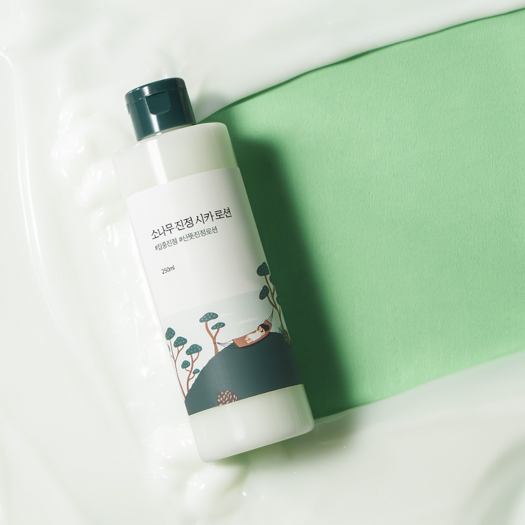 Round Lab Pine Calming Cica Lotion 250ml – beruhigende Kiefer-Cica Feuchtigkeitslotion