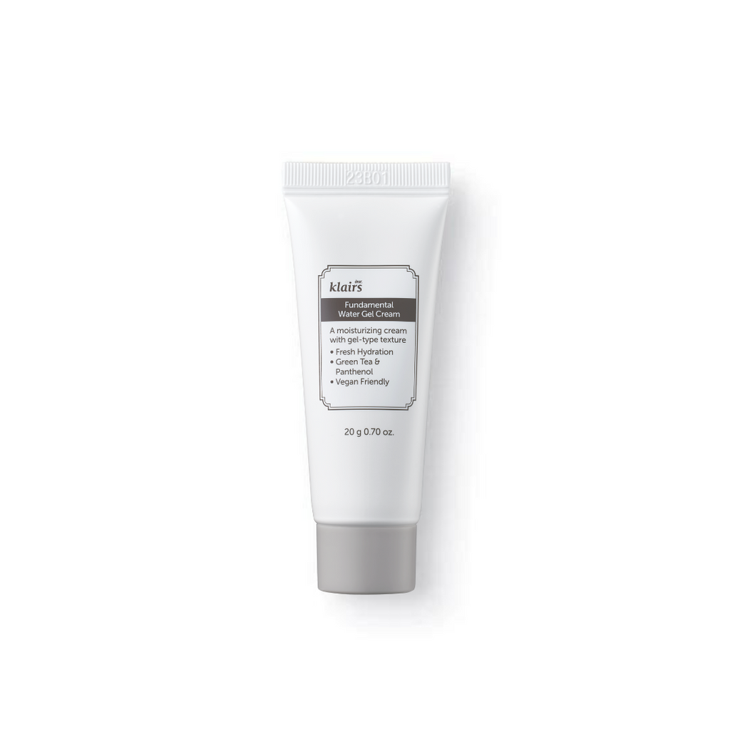 KLAIRS Fundamental Water Gel Cream 20g – leichte Gel-Creme Feuchtigkeit Reisegrösse