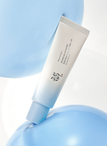 Beauty of Joseon Aqua-fresh Sun B5 – Anwendung auf Gesicht Sonnenschutz Routine