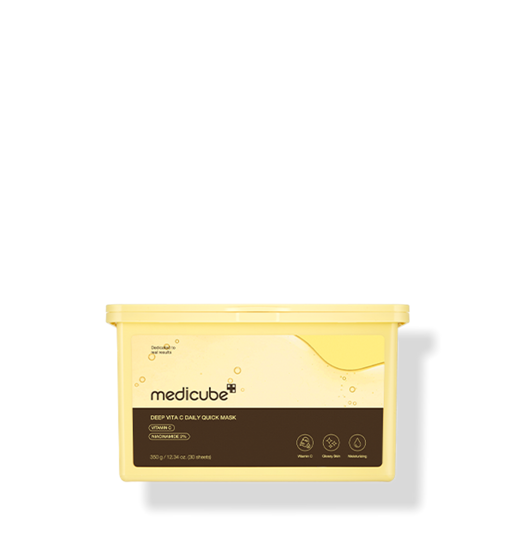 medicube Deep Vita C Daily Quick Mask 30 Stück 350ml – aufhellende Vitamin C Tuchmasken