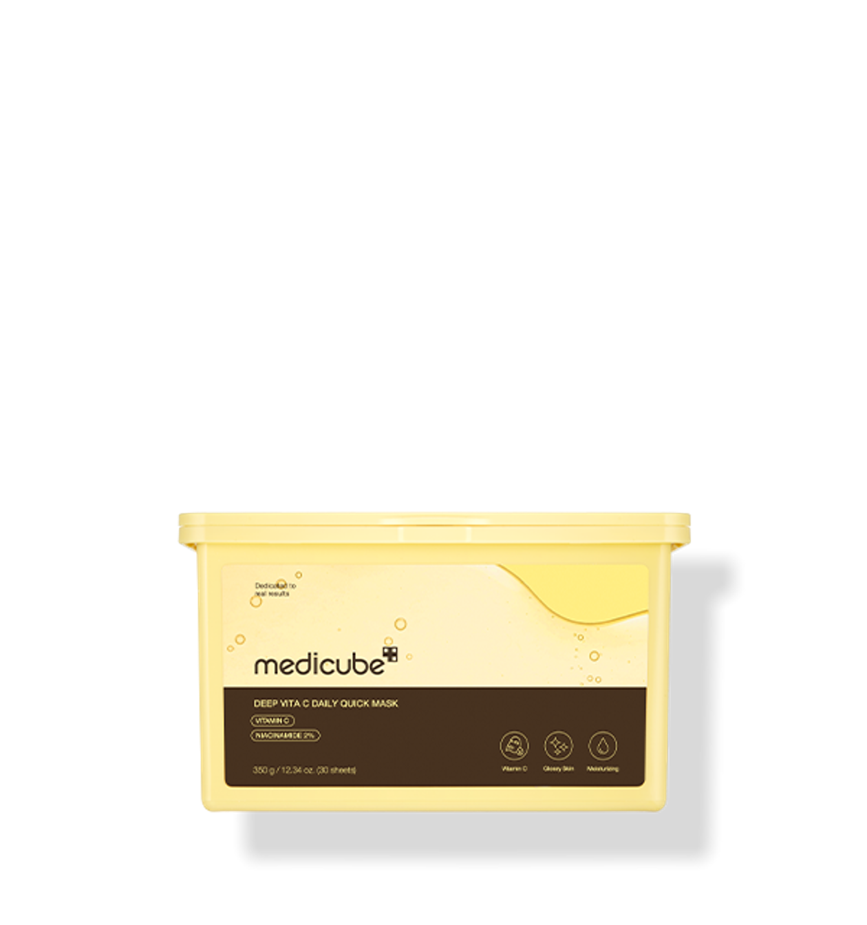 medicube Deep Vita C Daily Quick Mask 30 Stück 350ml – aufhellende Vitamin C Tuchmasken