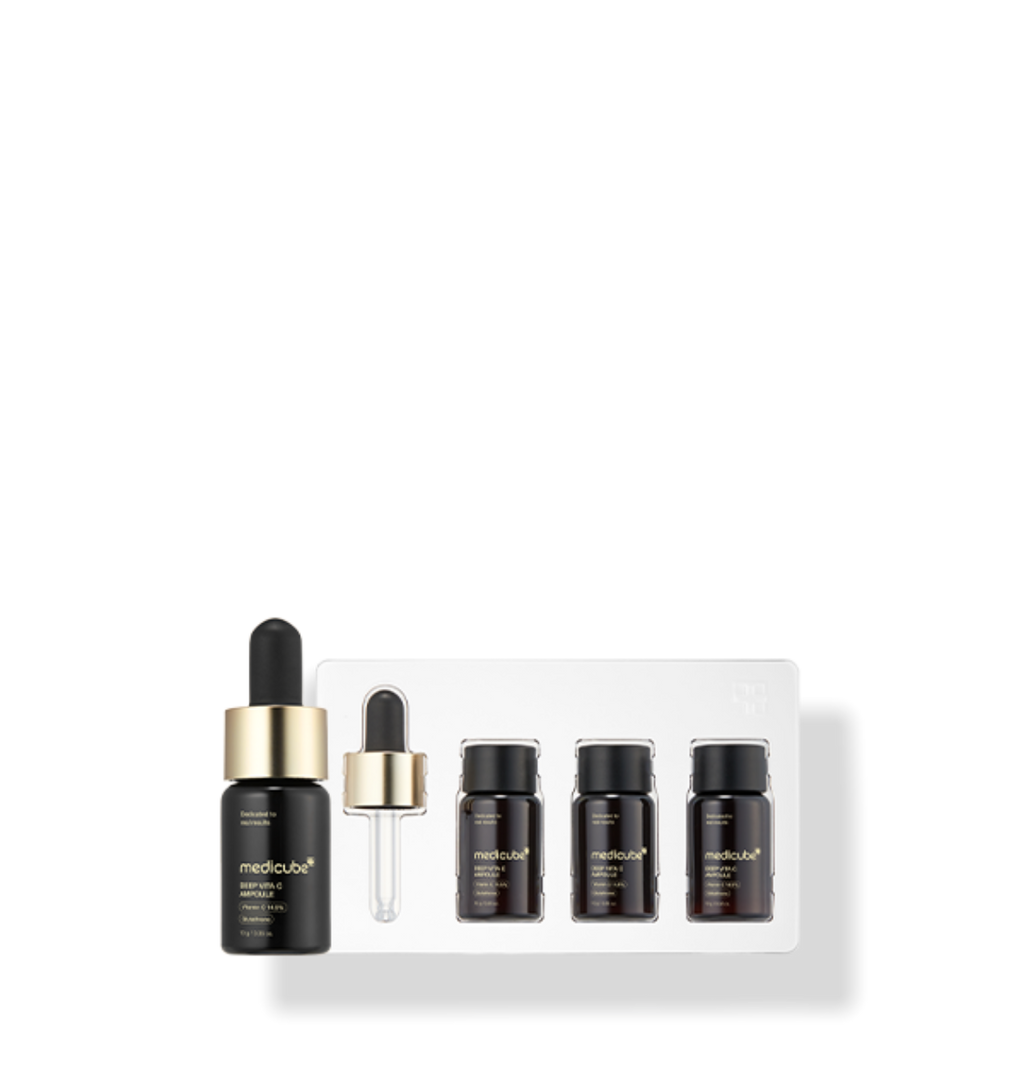 medicube Deep Vita C Ampoule 2.0 10g x 3 Stück – konzentrierte Vitamin C Ampoule Glow Tone-Up