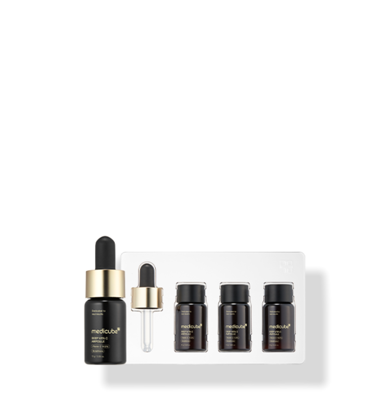 medicube Deep Vita C Ampoule 2.0 10g x 3 Stück – konzentrierte Vitamin C Ampoule Glow Tone-Up