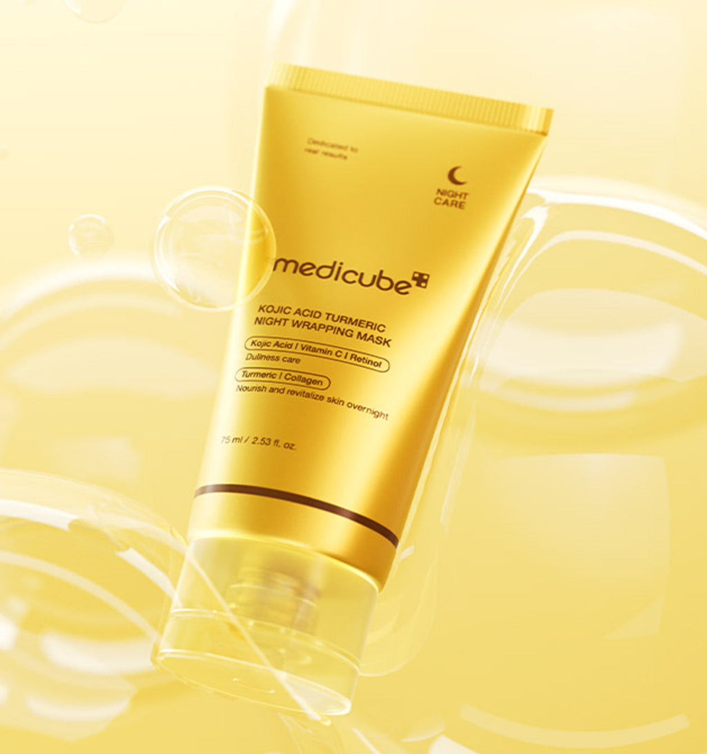 medicube Kojic Acid Turmeric Night Wrapping Mask 75ml – aufhellende Nachtmaske Falten