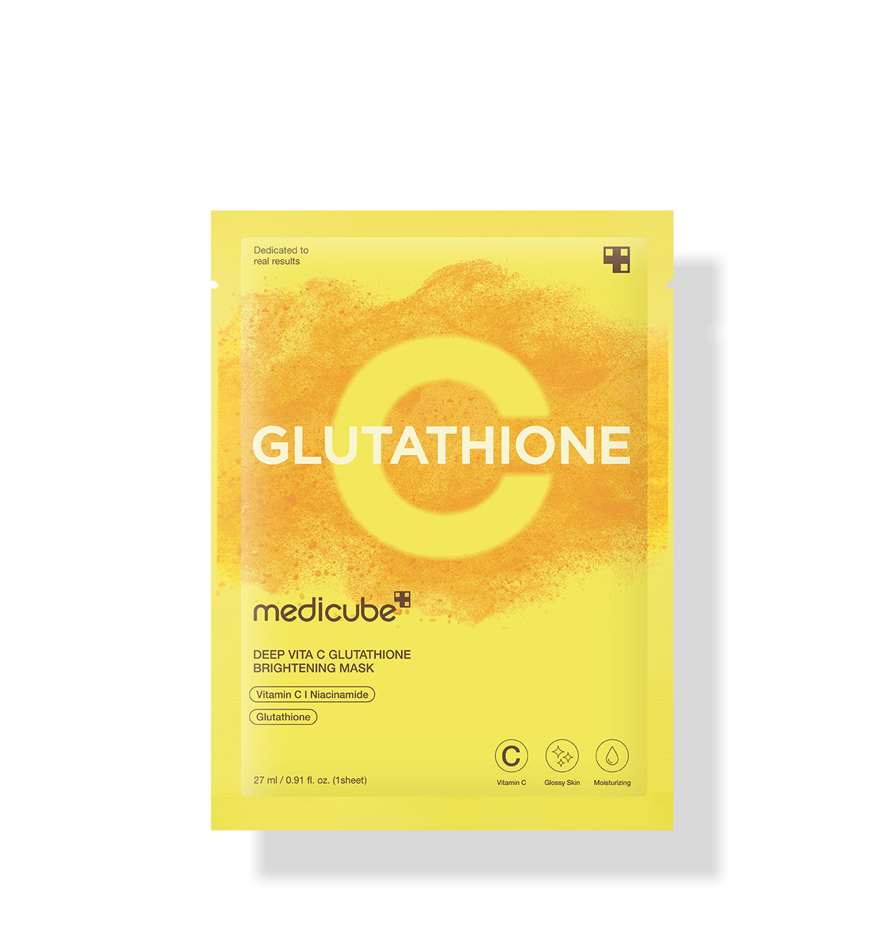 medicube Deep Vita C Glutathione Brightening Mask 27g x 5 Stück – aufhellende Vitamin C Gelmaske