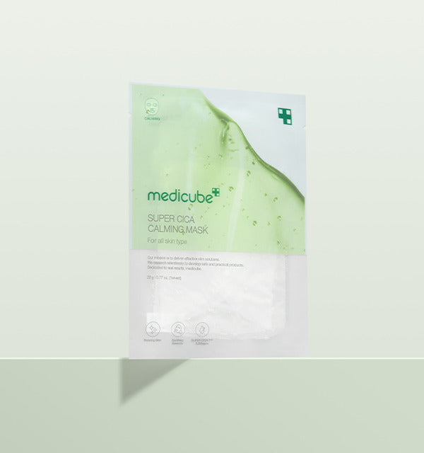 medicube Super Cica Calming Mask 22g x 5 Stück – beruhigende Cica-Maske 7 Cica-Extrakte
