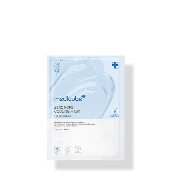 medicube Zero Pore Cooling Mask 27g x 5 Stück – kühlende Porenmaske Niacinamid Adenosin