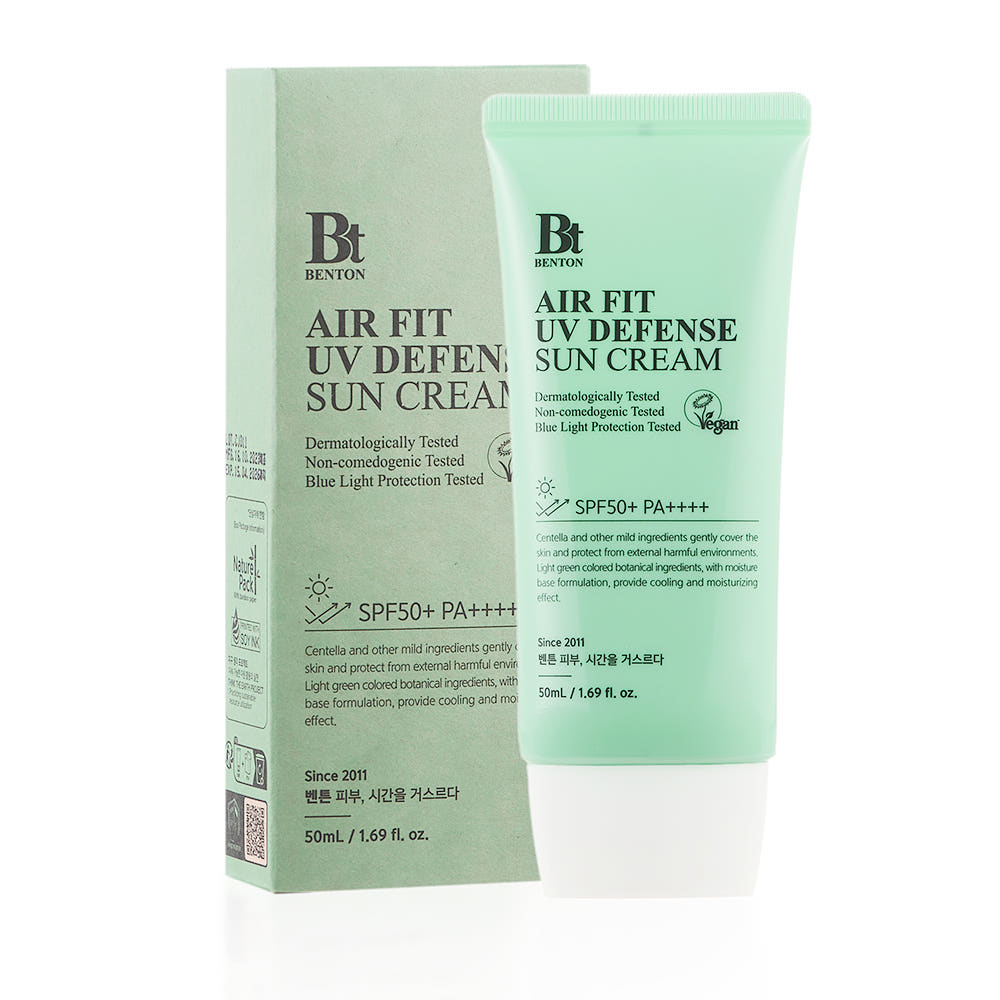 Benton Air Fit Sun Cream Inhaltsstoffe – Cica Panthenol vegan Detail