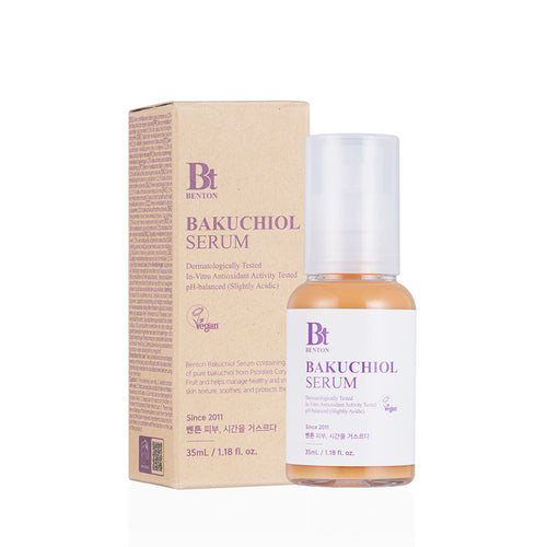 Benton Bakuchiol Serum Tropfen Textur – leichtes Serum pflanzliches Retinol