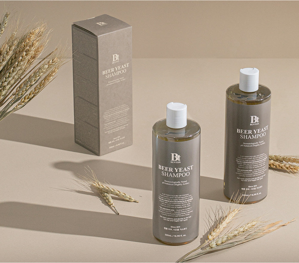 Benton Beer Yeast Shampoo Inhaltsstoffe – Bierhefe Biotin Koffein Detail