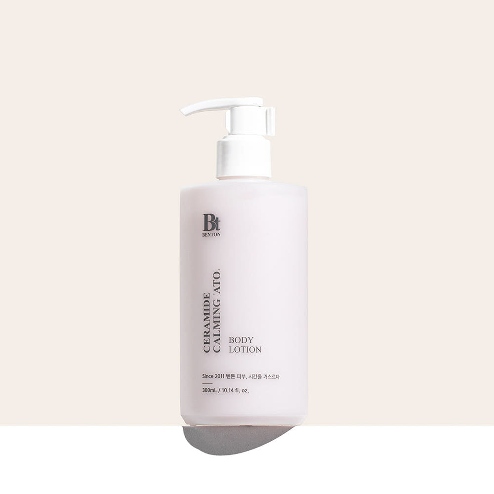 Benton Ceramide Body Lotion Textur – leichte Lotion kein weisser Film