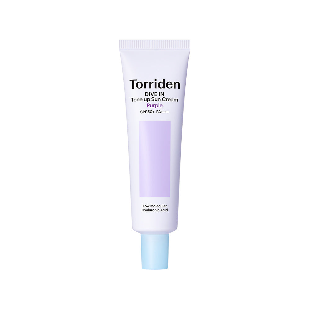 Torriden DIVE IN Purple Tone Up Sunscreen SPF50+ PA++++ 60ml – aufhellend Lila-Ton