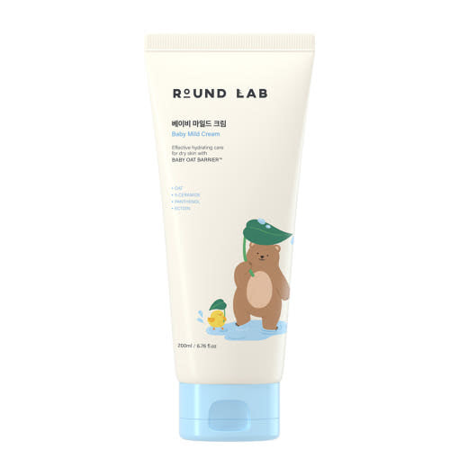 Round Lab Baby Mild Cream 200ml – intensive Feuchtigkeitscreme Hafer-Barriere Baby-Haut