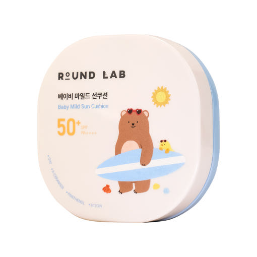 Round Lab Baby Mild Sun Cushion SPF50+ PA++++ 16g – sanfter mineralischer Sonnenschutz Baby-Haut