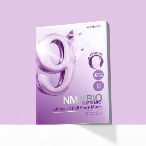 Numbuzin No.9 NMN BIO Lifting Mask 4er NMN NAD+ Kapseln – Lifting Tuchmaske
