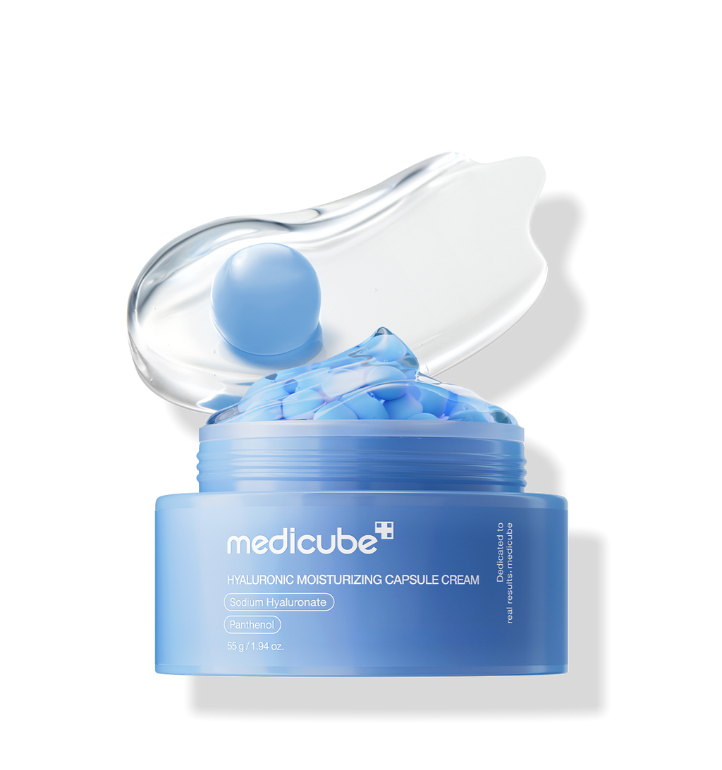 medicube Hyaluronic Moisturizing Capsule Cream 55g – intensive Feuchtigkeitscreme 99% Hyaluron Kapseln