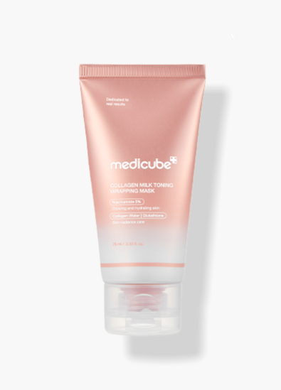 medicube Collagen Milk Toning Wrapping Mask 75ml – aufhellende Kollagen Milch Nachtmaske