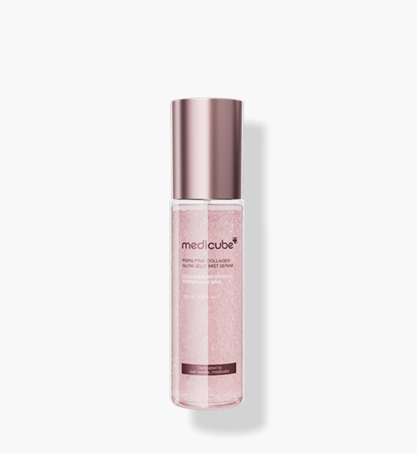 medicube PDRN Pink Collagen Glow Jelly Mist Serum 100ml – Feuchtigkeitsspray Jelly PDRN