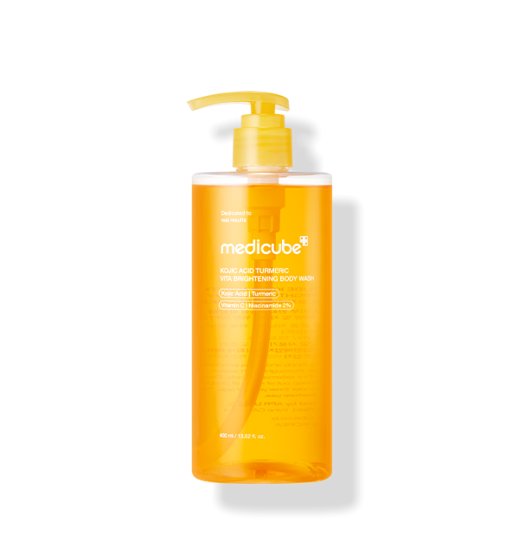 medicube Kojic Acid Turmeric Vita Brightening Body Wash 400ml – aufhellende Körperpflege Kojic Acid