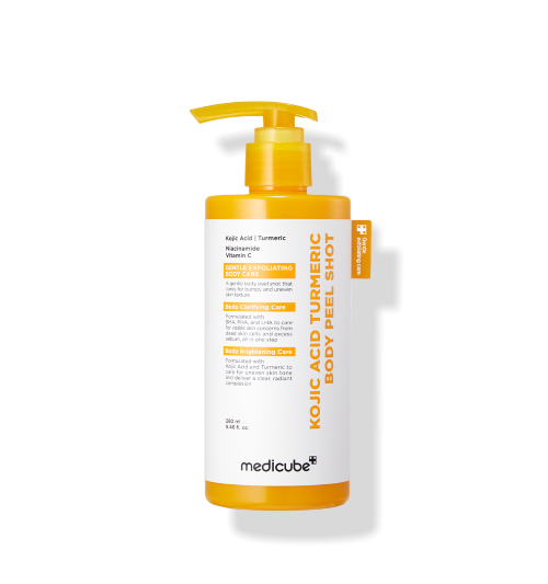 medicube Kojic Acid Turmeric Body Peel Shot 280ml – aufhellendes Körperpeeling Kojic Acid