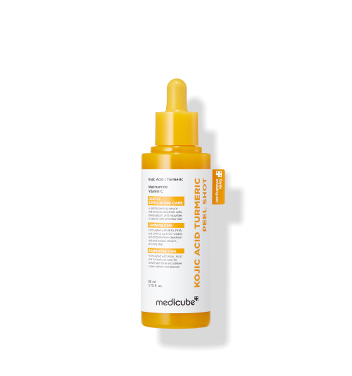 medicube Kojic Acid Turmeric Peel Shot 80ml – aufhellendes Peeling-Serum gegen Dark Spots