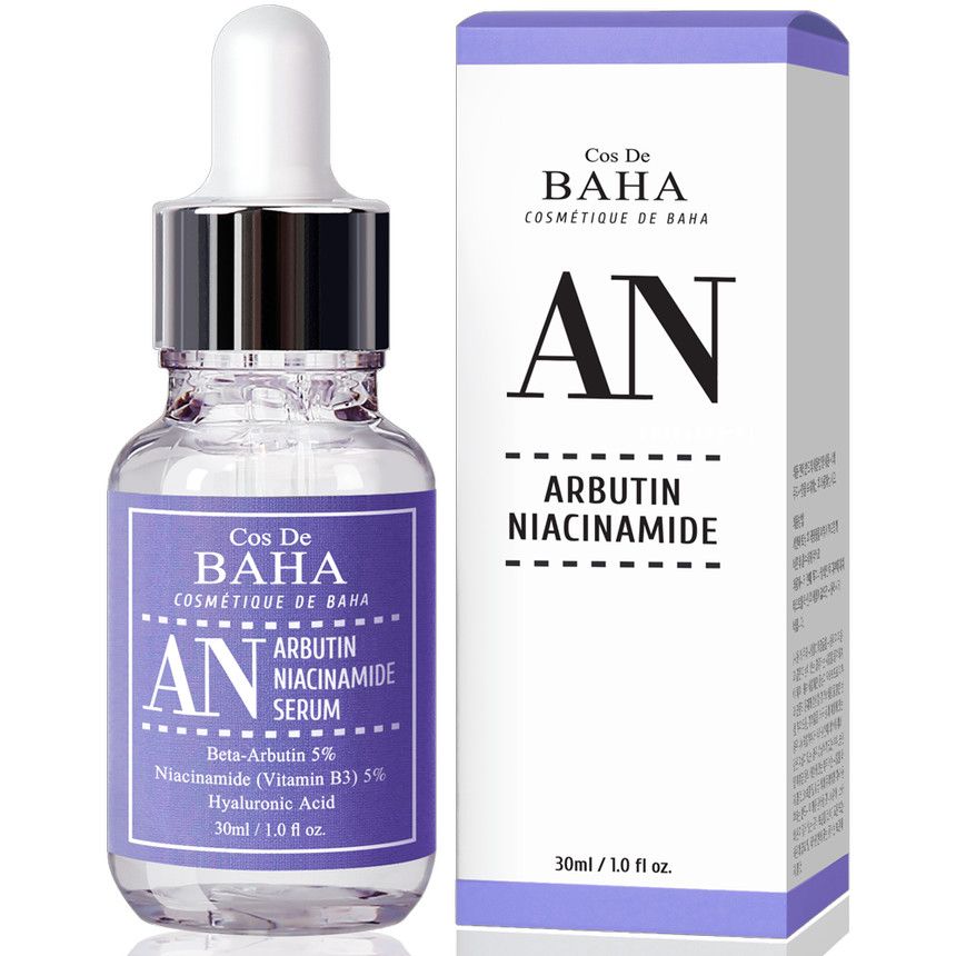 Cos De BAHA AN Arbutin 5% Niacinamid 5% Brightening Serum 30ml – gegen Pigmentflecken
