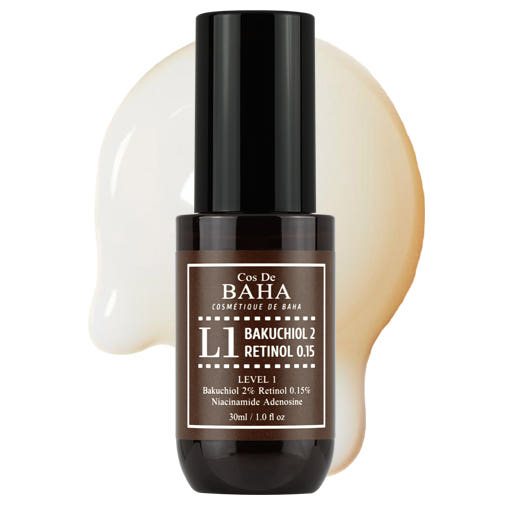 Cos De BAHA L1 Bakuchiol Retinol Serum – Textur auf Haut