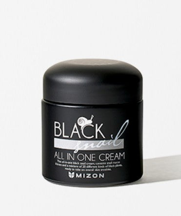 MIZON Black Snail All In One Cream 75ml – schwarzes Schneckenfilträt 27 Extrakte