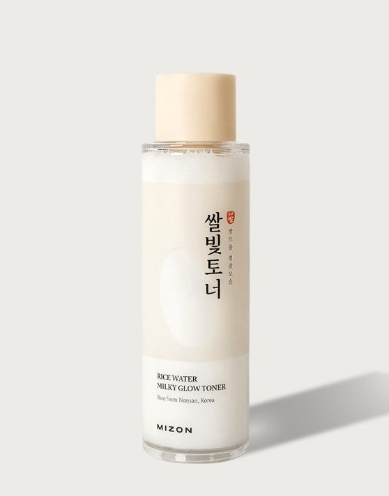 MIZON Rice Water Milky Glow Toner Textur – cremige milchige Konsistenz