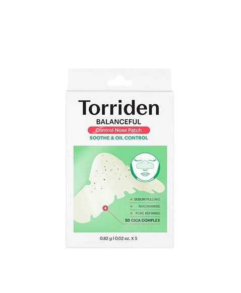 Torriden Balanceful Control Nose Patch 10er – Mitesser Poren Nasen-Patches Cica BHA
