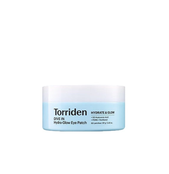 Torriden DIVE IN Hydra-Glow Eye Patch 60er – Hyaluron Augenpads Glow Augenpartie