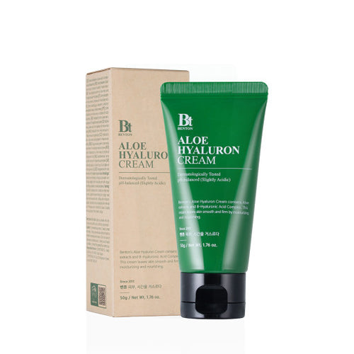 Benton Aloe Hyaluron Cream 50g – Feuchtigkeitscreme Aloe Hyaluron