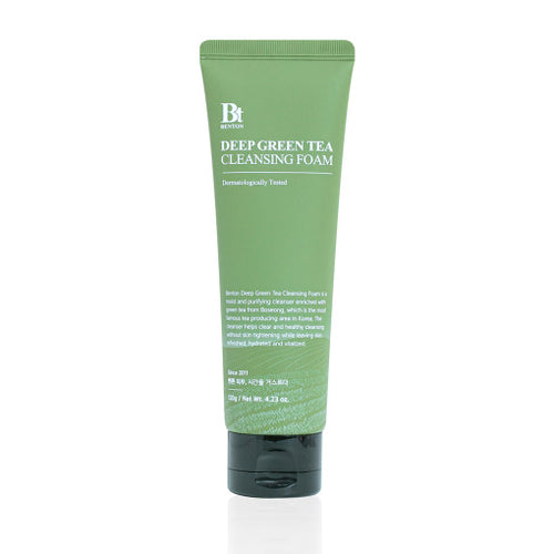 Benton Deep Green Tea Cleansing Foam 120g – Reinigungsschaum Grüner Tee